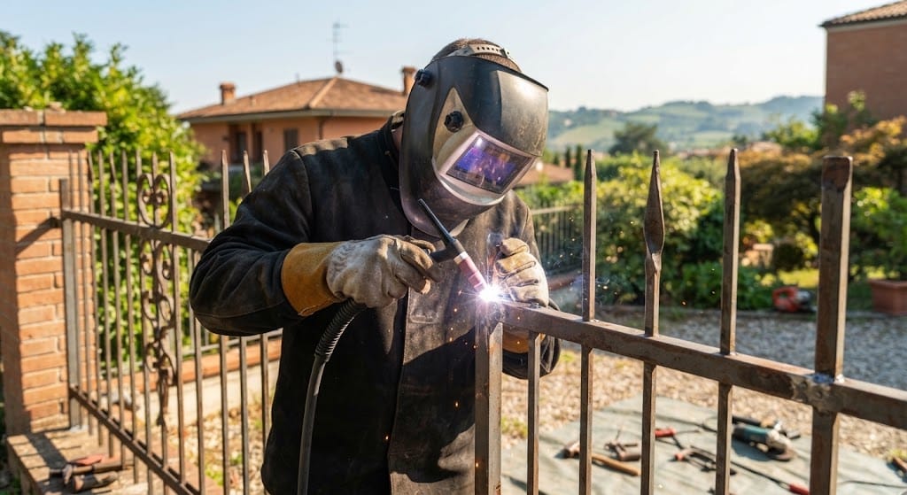 Riparazione cancello in ferro battuto — Provincia di Verona
